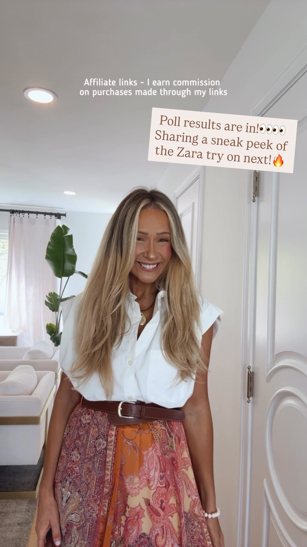 Affiliate links - I earn commission on purchases made through my links | Zara spring outfit 