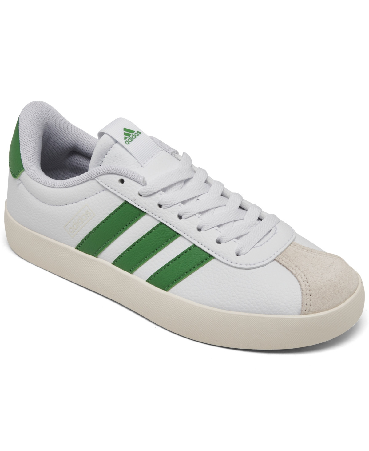 adidas Women's Vl Court 3.0 Casual Sneakers from Finish Line - White, Green | Macy's