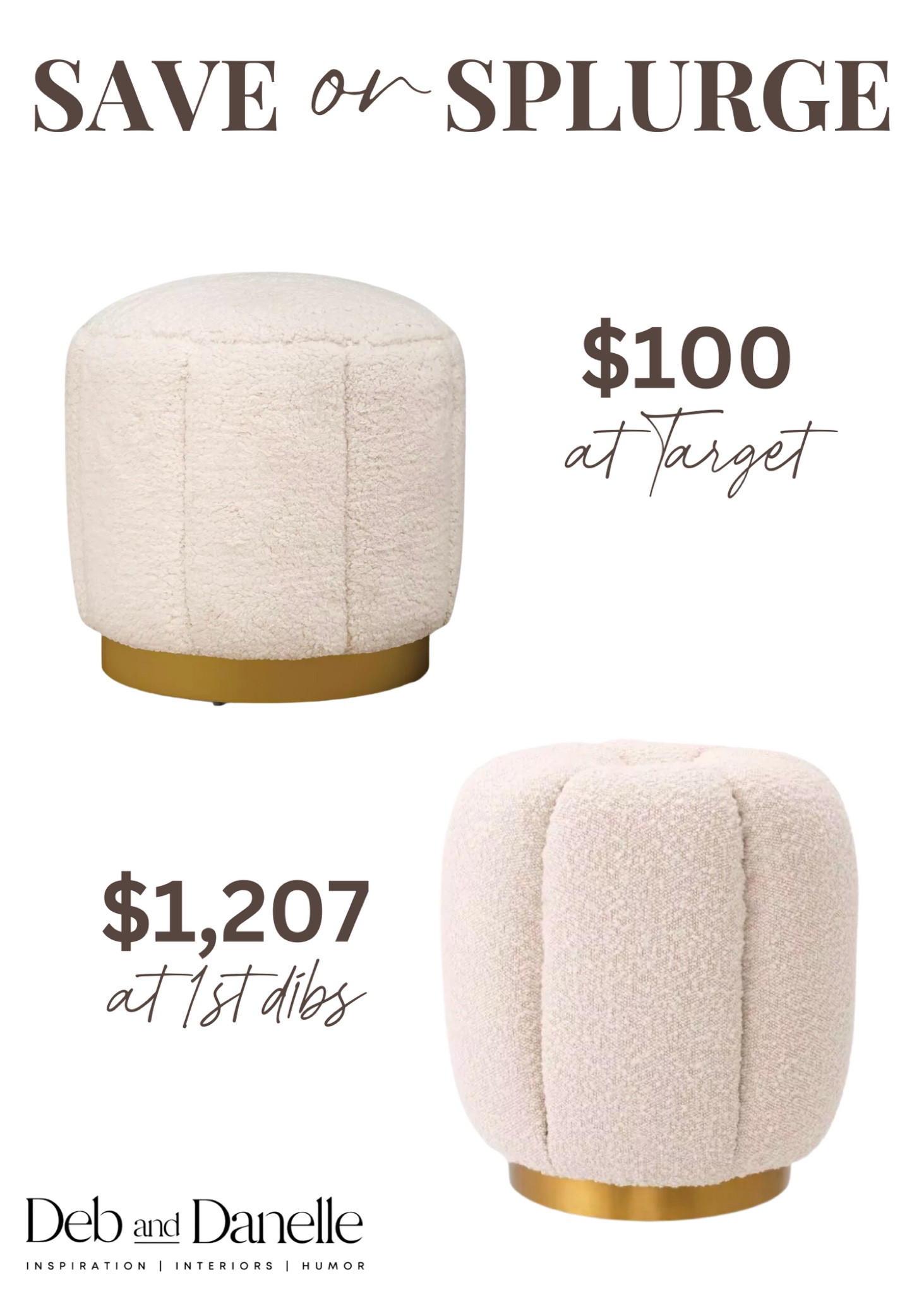 Save or splurge?  This is the perfect dupe!!  

#LTKsalealert #LTKhome #LTKstyletip