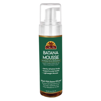 OKAY Batana Hair Mousse - 7.5 oz / 222 ml | OKAY Pure Naturals