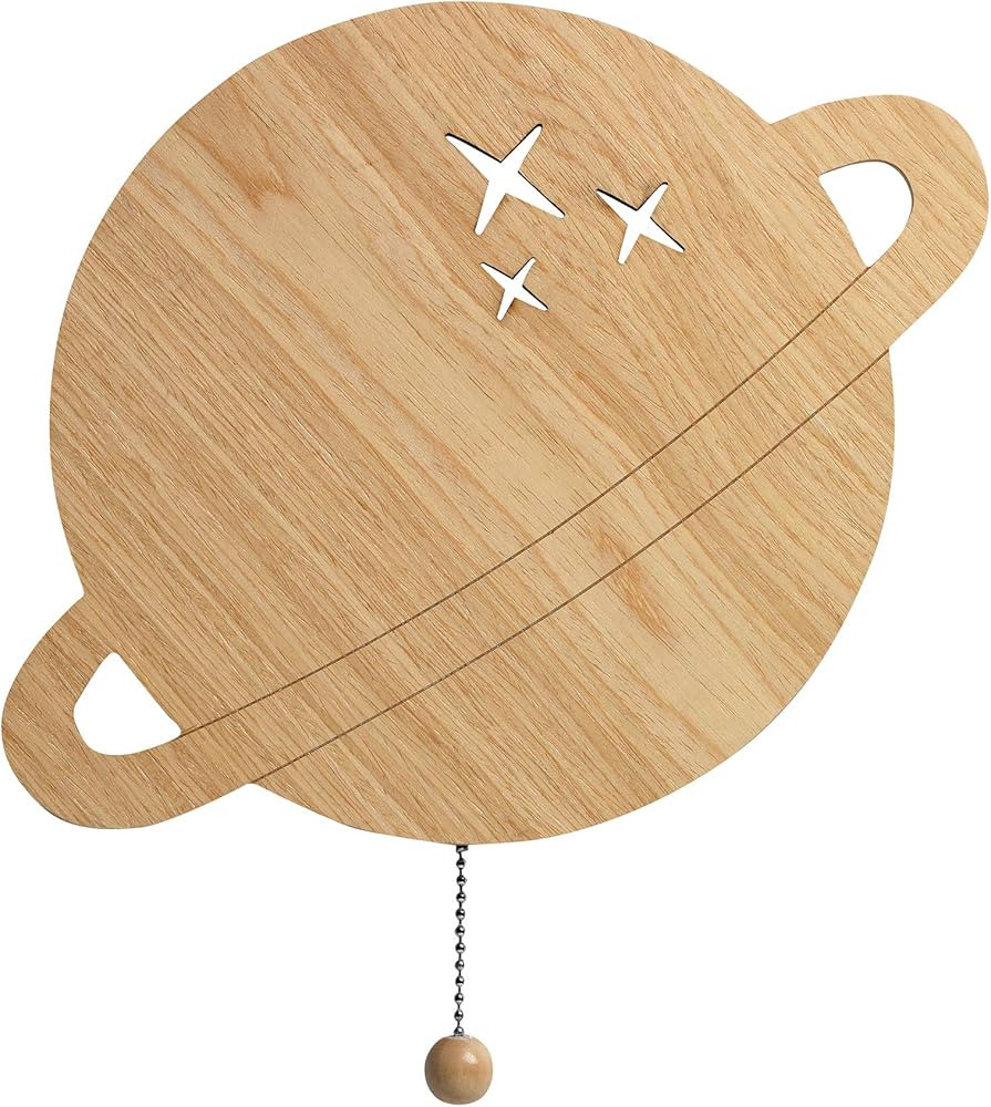 Lambs & Ivy Sky Rocket LED Light Up Saturn/Planet Wall Decor/Wall Hanging | Amazon (US)
