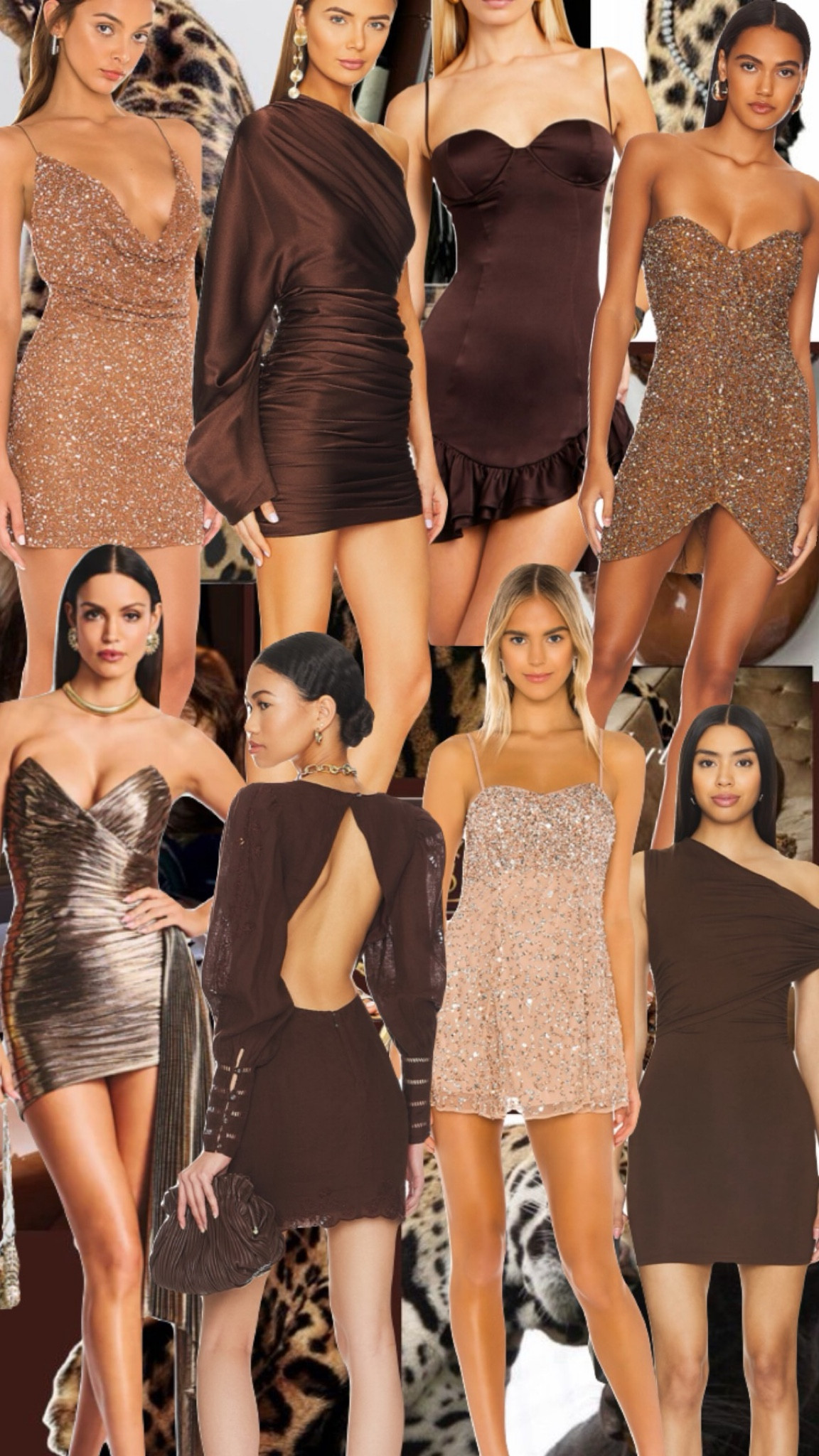 Brown Hoco Dress Inspo!🤎🐻🦌📦

#LTKStyleTip #LTKParties #LTKSeasonal