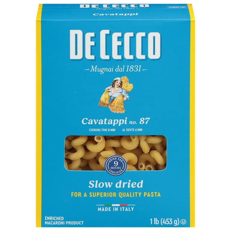 De Cecco Cavatappi No. 87 Pasta, 16 oz | Walmart (US)