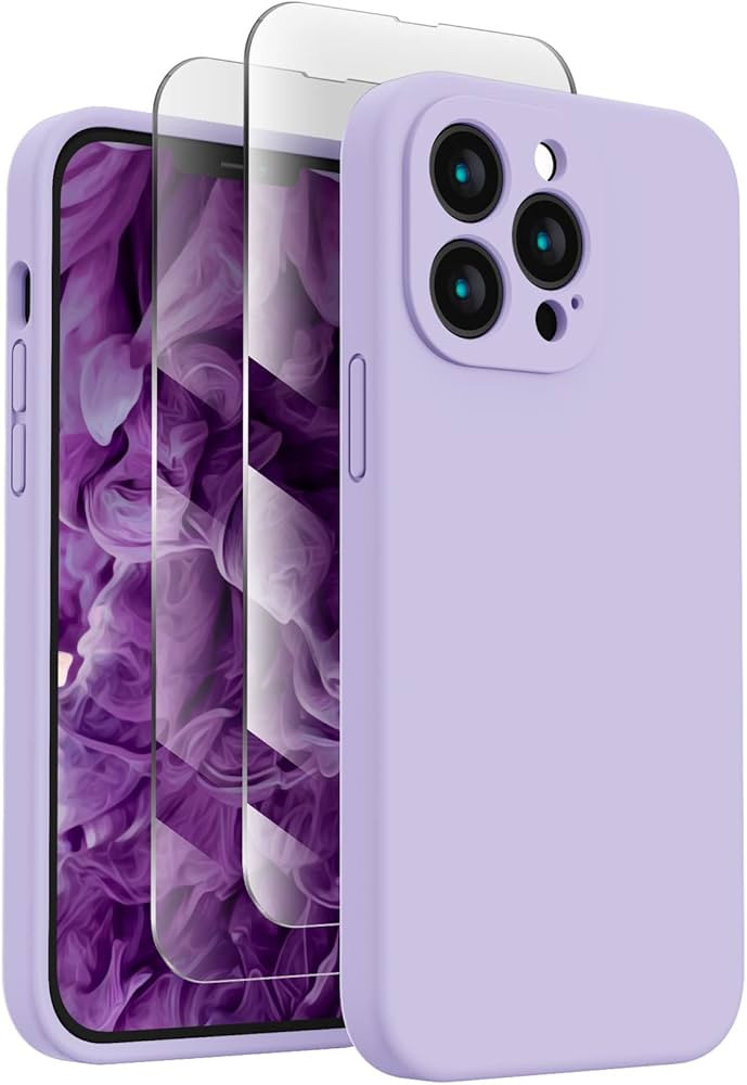 FireNova for iPhone 13 Pro Max Case, Silicone Upgraded [Camera Protection] Phone Case with [2 Scr... | Amazon (US)