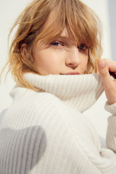 Rib-knit Wool Sweater | H&M (US + CA)