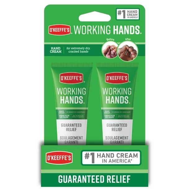 O'Keeffe's Working Hands Hand Cream, Portable Tubes 1 oz 2 Pack | Walmart (US)