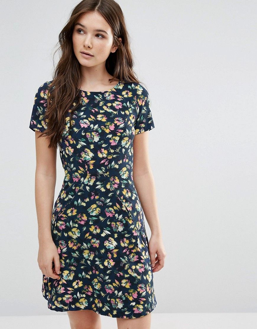 Closet Floral Short Sleeve Dress - Multi | ASOS US