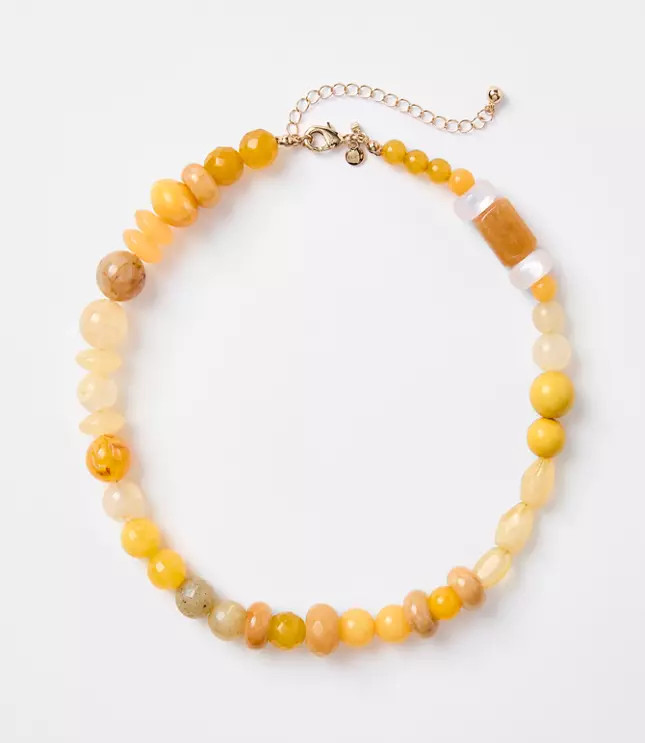 Beaded Statement Necklace | LOFT
