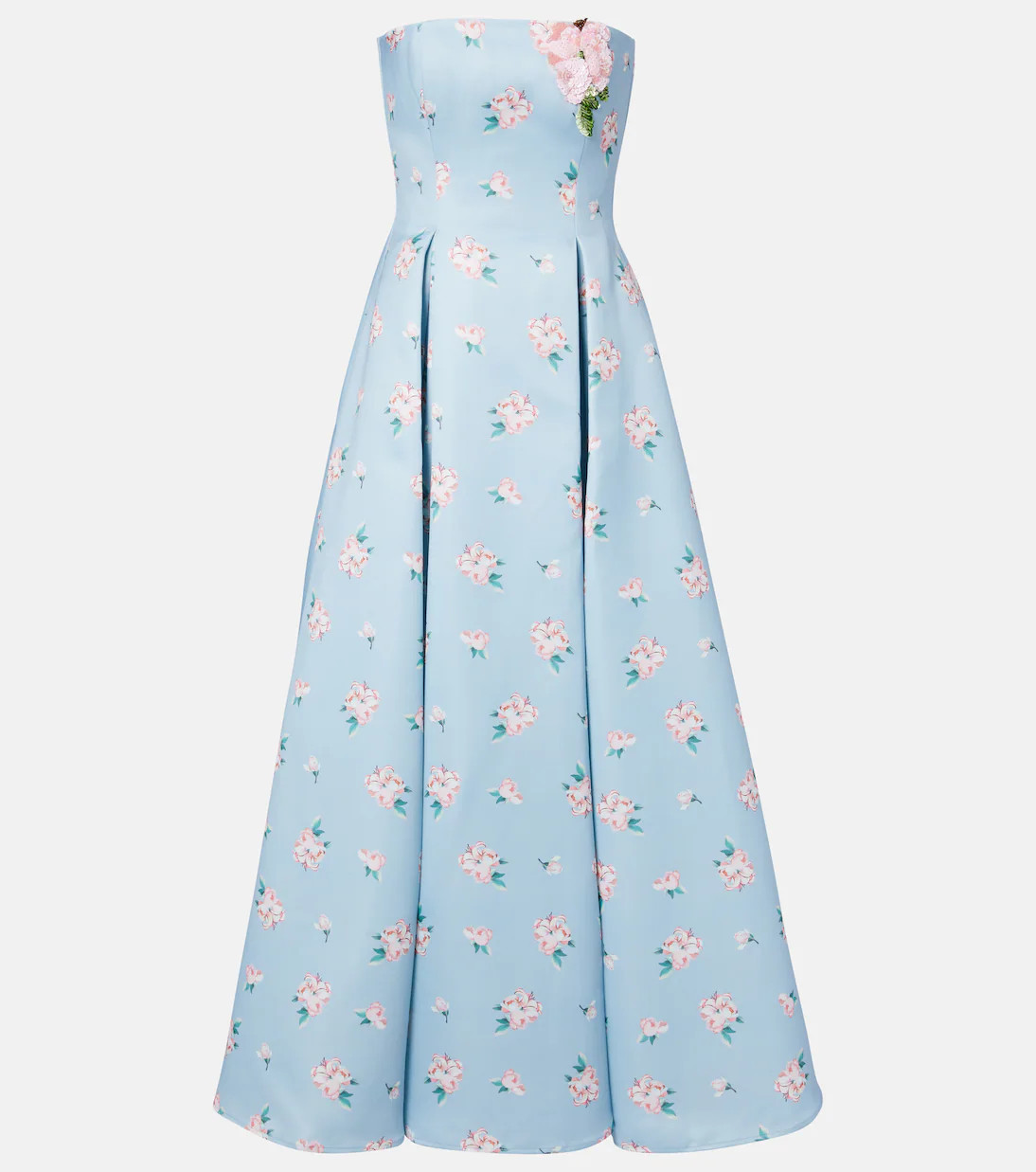 Nora floral bustier gown | Mytheresa (UK)