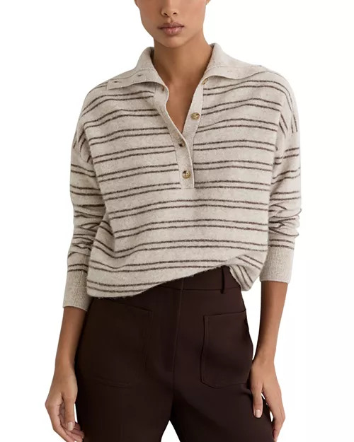 Evana Wool & Cashmere Collared Sweater | Bloomingdale's (US)