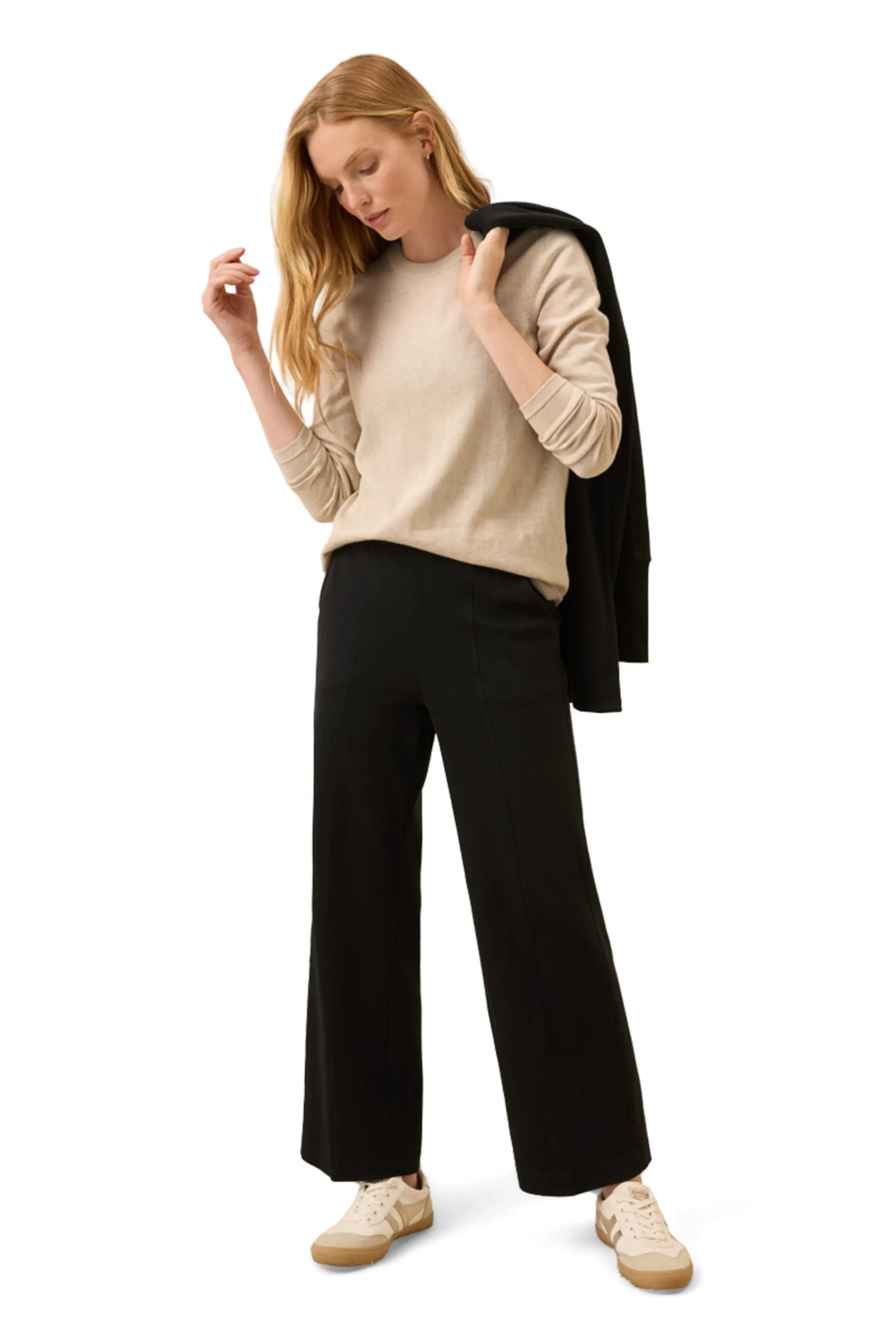 Organic Cotton Airplane Pintuck Wide Leg Pant (Women) | Nordstrom | Nordstrom