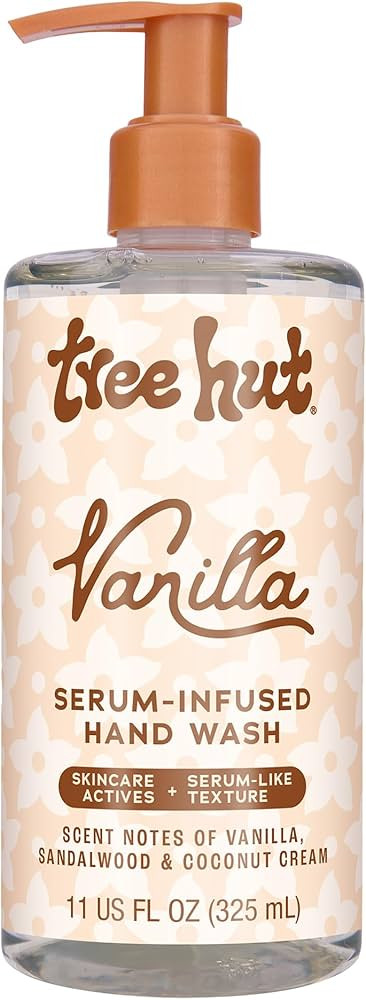 Tree Hut Vanilla Serum Infused Hand Wash, Nourish & Hydrate Hands, Strengthening Skin Care, Long-... | Amazon (US)