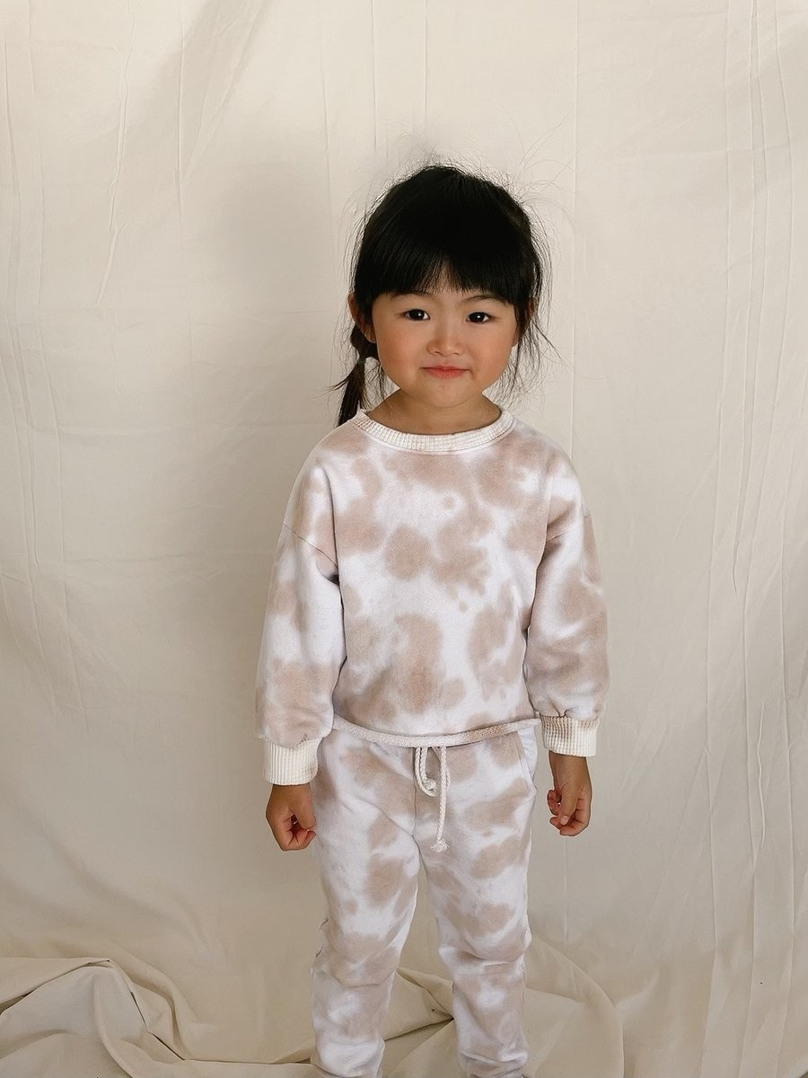 Sunday Unisex Sweatpants (Teddy) | Sun Peony Coconut