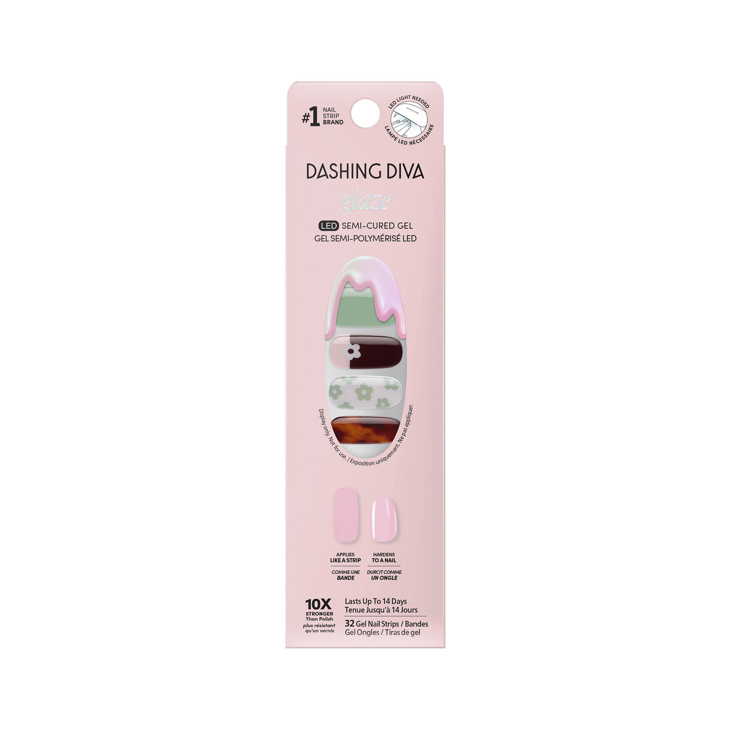 Dashing Diva Glaze Art- That 70's Glow Gel Nail Polish Strips | Sally Beauty