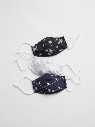 Kids Contour Mask with Filter Pocket (3-Pack) | Gap Factory