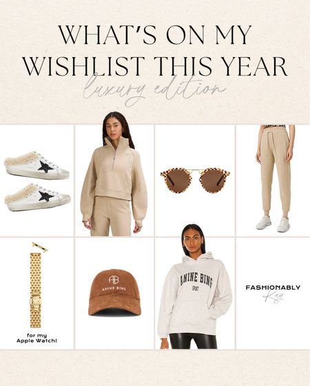 What’s on my wishlist 🎀 // wanting these Anine Bing items so bad!! She has a ton of sweatshirts I have my eye on 👀 and always have a pair of GGs in my cart 🤎

Wishlist, gift guide for her, gift ideas, luxury gifts 

#LTKGiftGuide #LTKHoliday