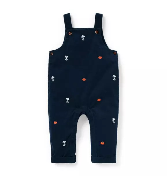 Peanuts Snoopy Embroidered Baby Overall | Janie and Jack