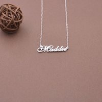 Personalized Name Necklace, Sterling Silver Custom Jewelry | Etsy (US)