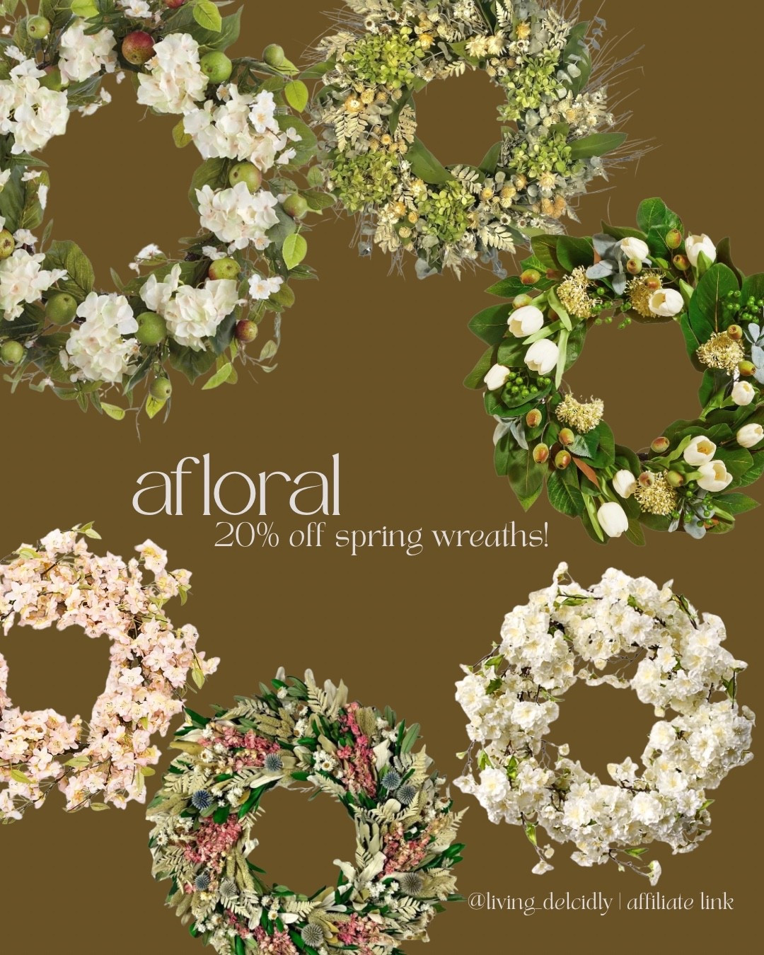 Get 20% off these GORGEOUS wreaths now thru 3/4! 😍

Spring Decor | Spring Wreaths | Outdoor Decor | Porch Styling

#LTKHome #LTKSaleAlert #LTKSeasonal