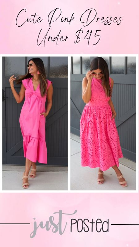 Cute pink dresses for summer

#LTKstyletip #LTKunder100 #LTKunder50