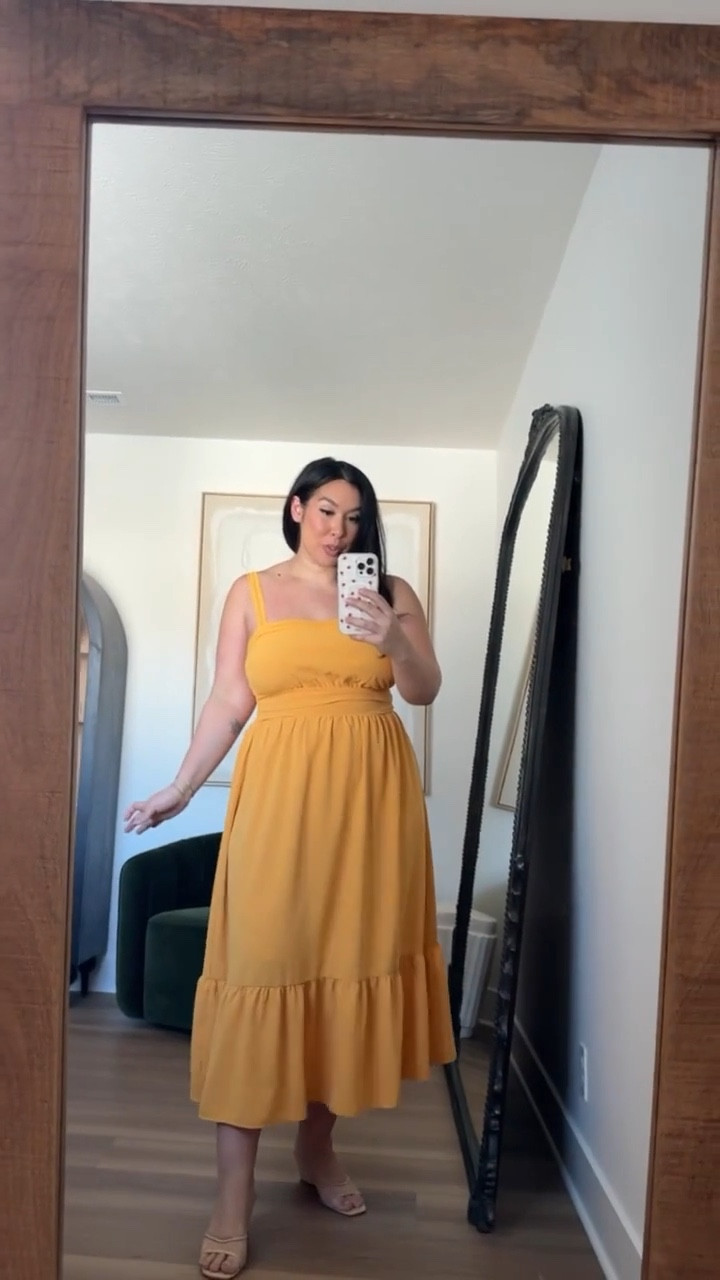 Love this little yellow throw and go dress! Midsize curvy Cupshe try on haul | Size 16 235 lbs ✨ Spring outfits, resort wear, swimwear, coverups and more! Use code Bon15 15% off over 70USD+  #cupshepartner
-
-
-
Midsize haul, spring finds, midsize spring outfits, dresses, curvy dresses, swimwear, spring break, resortwear, coverups, vacation finds, curvy, Cupshe
@Cupshe 

#LTKMidsize #LTKootd #LTKSeasonal