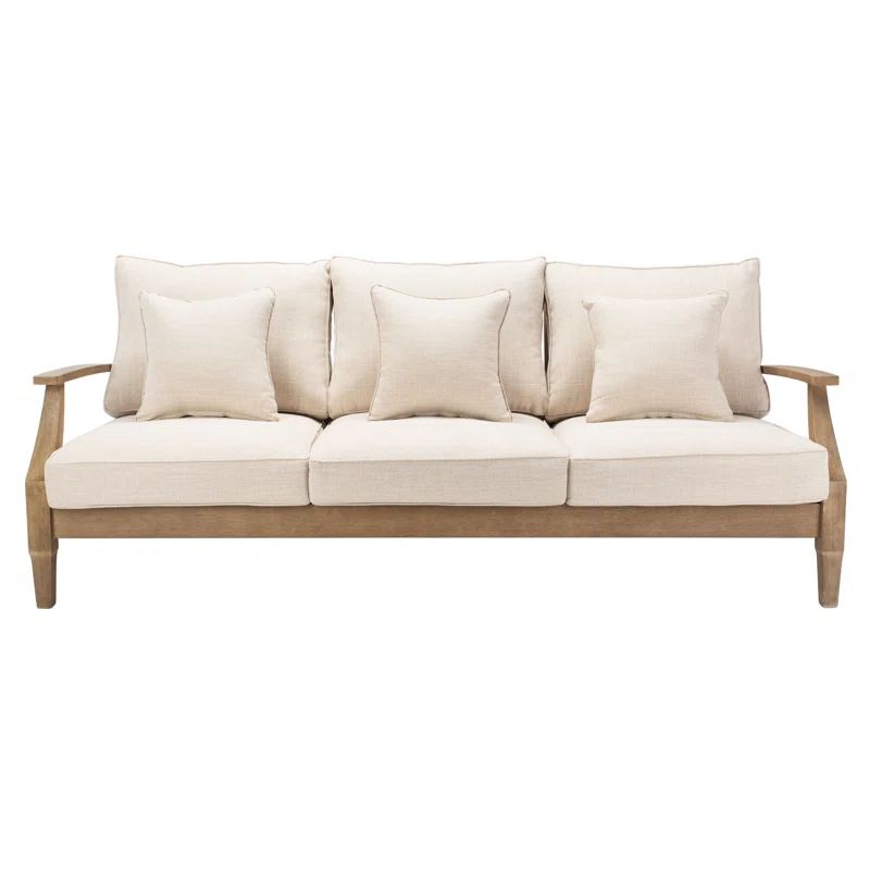 Ducan 83'' Wide Outdoor Patio Sofa with Cushions | Wayfair North America