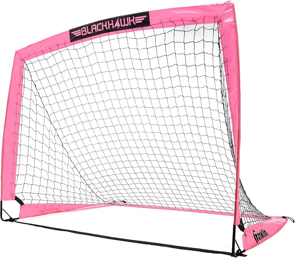 Franklin Sports Blackhawk Backyard Soccer Goal - Portable Pop Up Soccer Nets - Youth + Adult Fold... | Amazon (US)