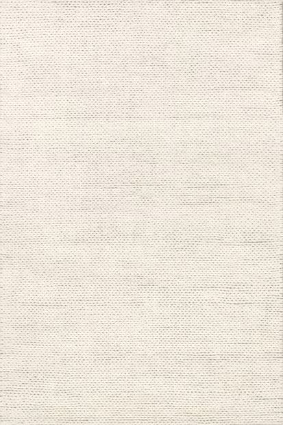 Off White Softest Knit Wool Rug 5' x 8' Area Rug | Rugs USA