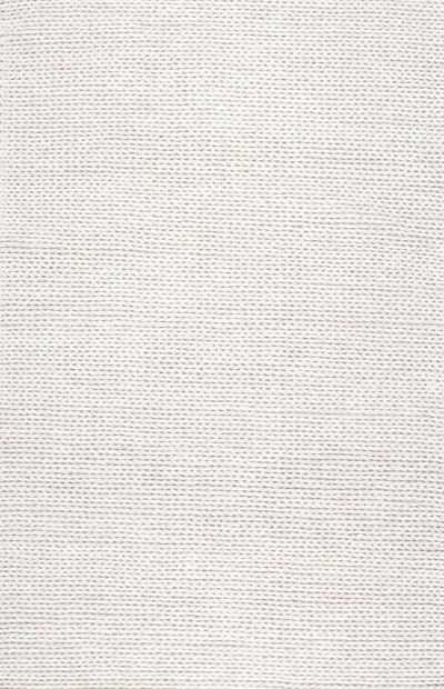 Off White Veronica Wool Braided 9' x 12' Area Rug | Rugs USA