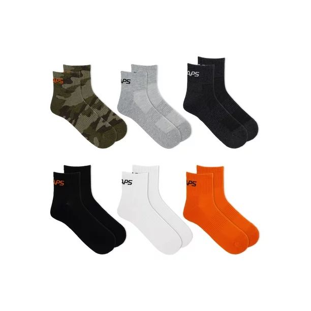 Chaps Sport Men's Camouflage Ankle Socks 6-Pair Pack - Walmart.com | Walmart (US)