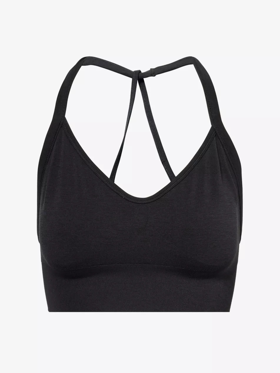 Define Luxe Multiway V-Neck Sports Bra | Selfridges
