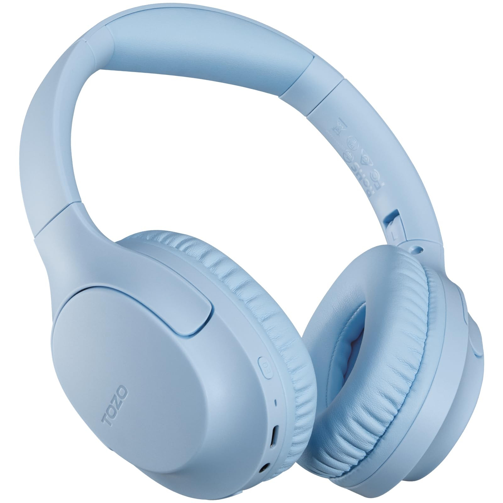 TOZO Bluetooth 5.4 Over Ear Headphones,70H Playtime with Mic,Delay Mode,Foldable Wireless Headset... | Amazon (US)