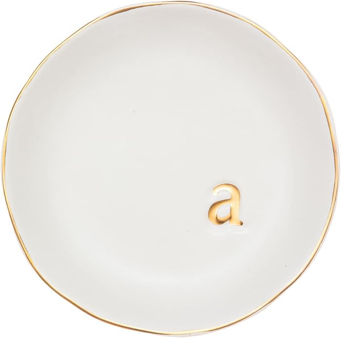 COLLECTIVE HOME - Ceramic Jewelry Tray, Decorative Trinket Dish for Rings Earrings Necklaces Brac... | Amazon (US)