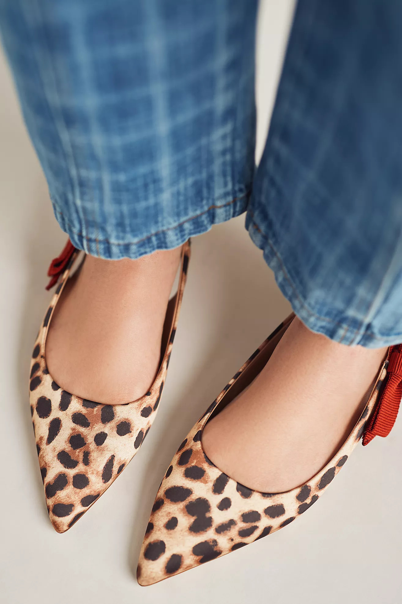 Maeve Side-Bow Slingback Flats | Anthropologie (US)