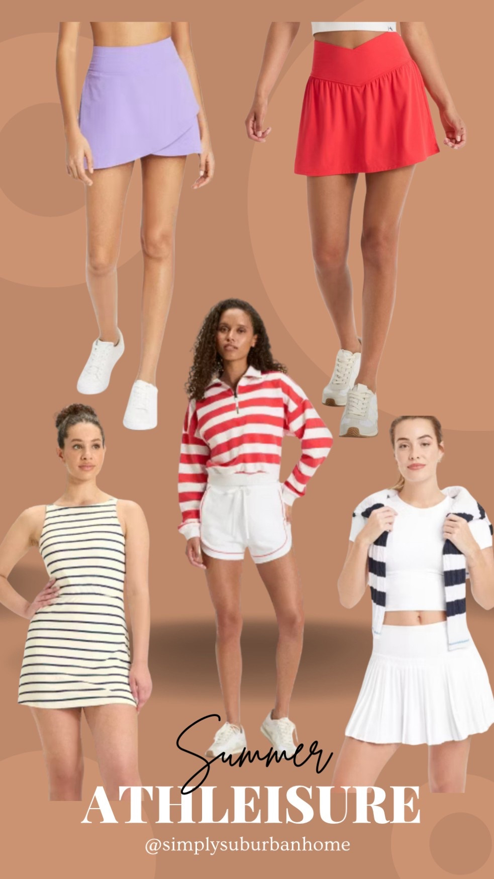 Summer, athletic, athleisure, sporty, New England, 4th of July, Memorial Day, Memorial Day weekend, red white and blue, preppy, tennis, athletic dress, tennis skirt, pickleball, matching set, golf, golf attire, golf skirt 