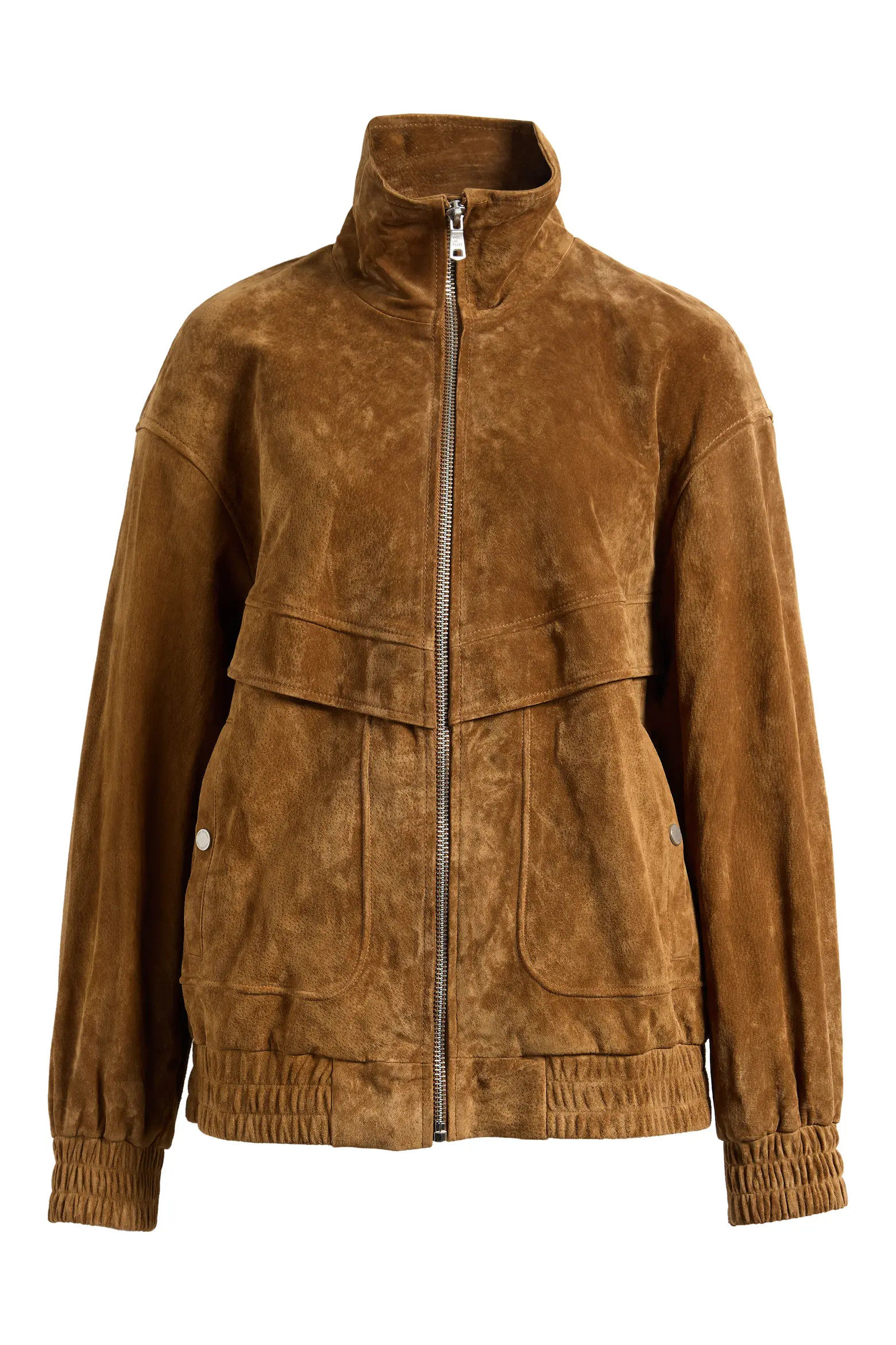 Oversize Suede Zip Jacket (Women) | Nordstrom | Nordstrom