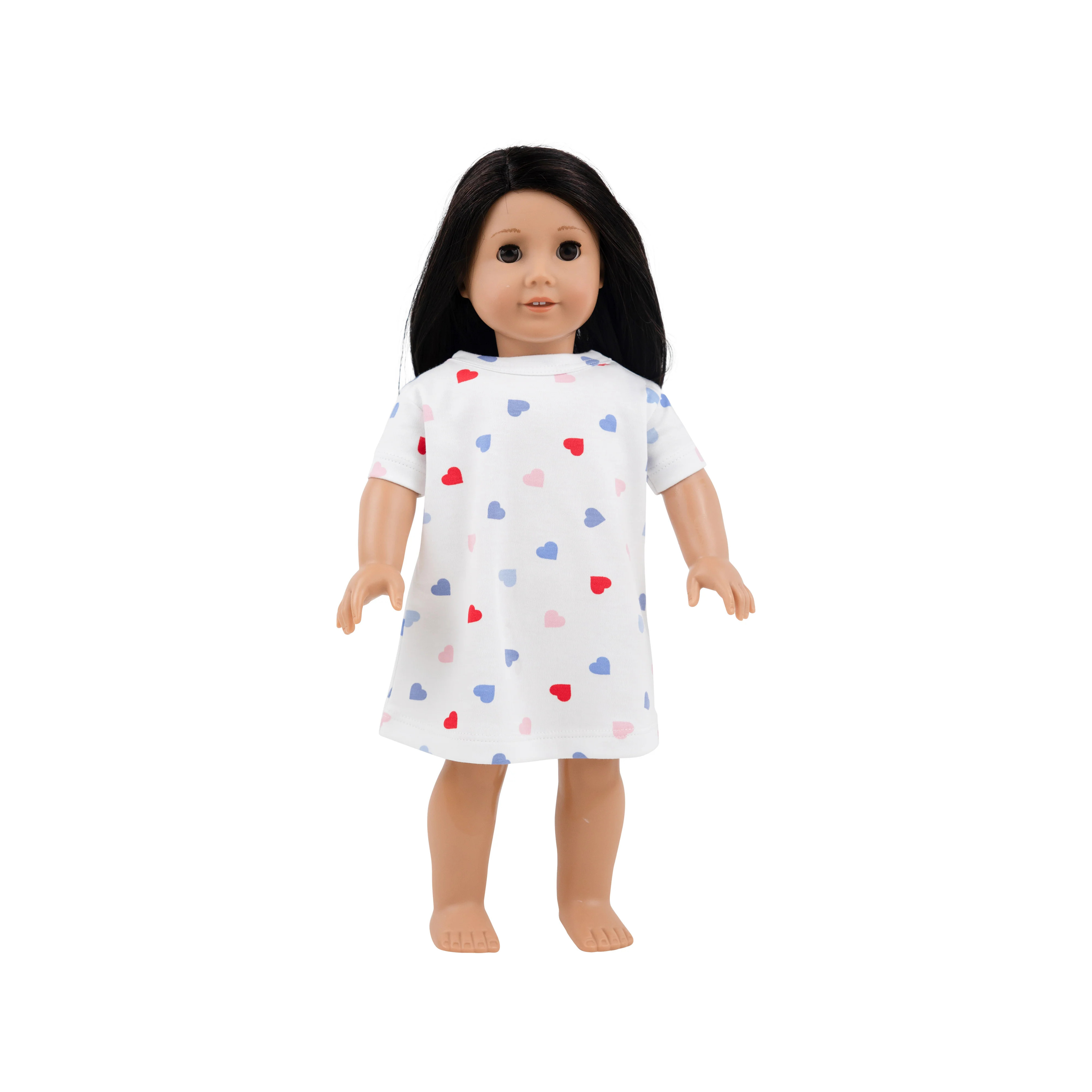 Dolly's Polly Play Dress - Happy Hearts | The Beaufort Bonnet Company