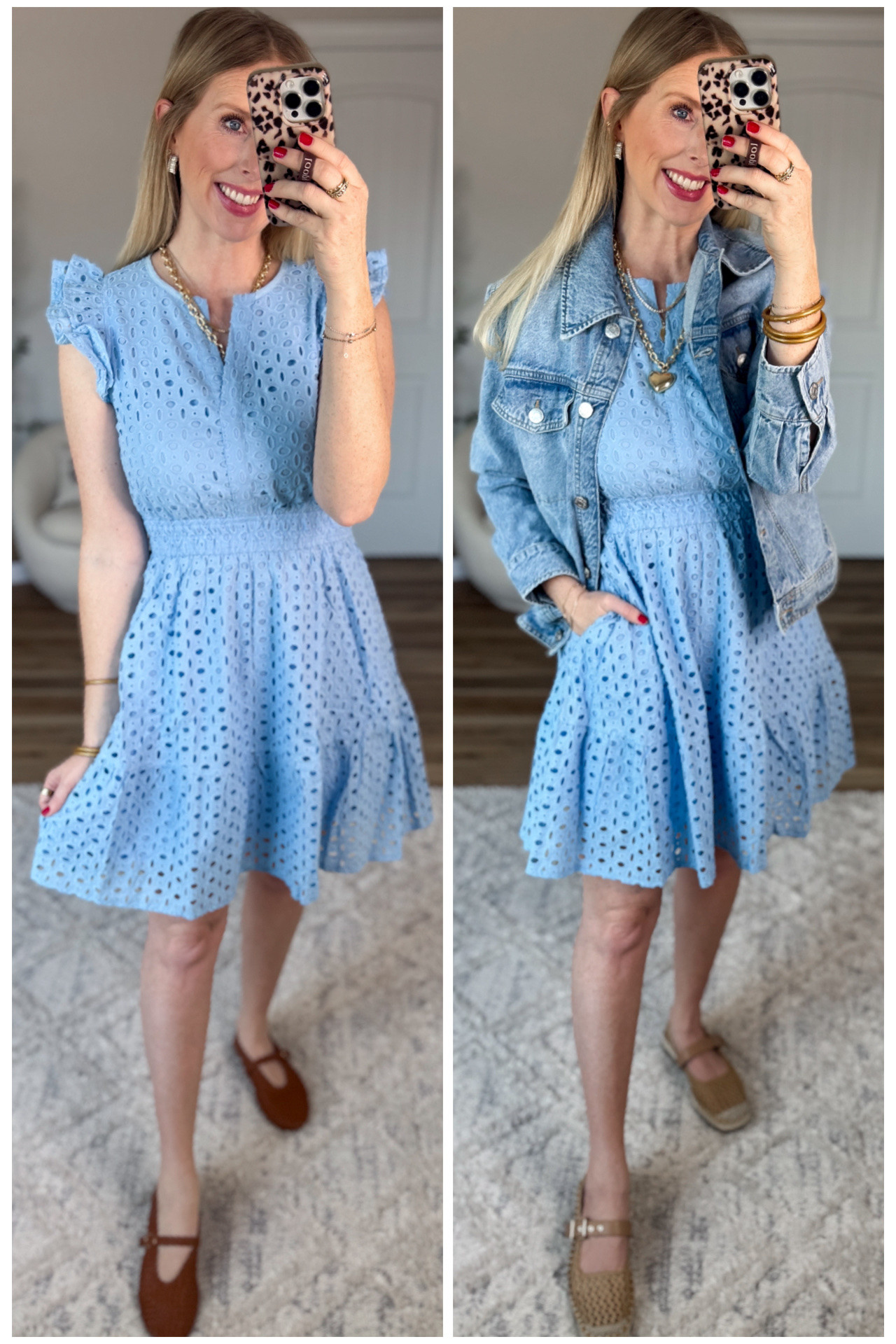 2 ways to style this eyelet dress from Walmart! 

#LTKootd