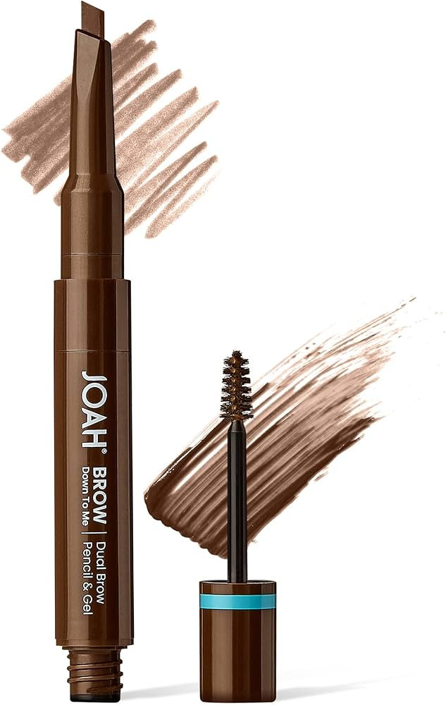 JOAH Brow Down To Me Dual Brow Pencil and Gel, Triangular Tip, Tinted Gel, Long-Lasting Vegan For... | Amazon (US)
