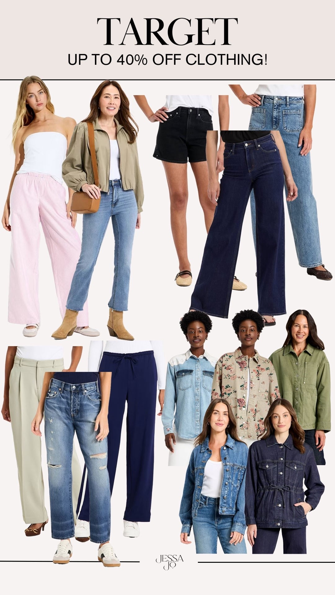 Target clothing deals. Target fashion. Target deals. Target up to 40% off clothing. Target denim. Target spring style. Target spring jacket. Target denim shorts. Target sweatpants  

#LTKSaleAlert #LTKSeasonal #LTKootd