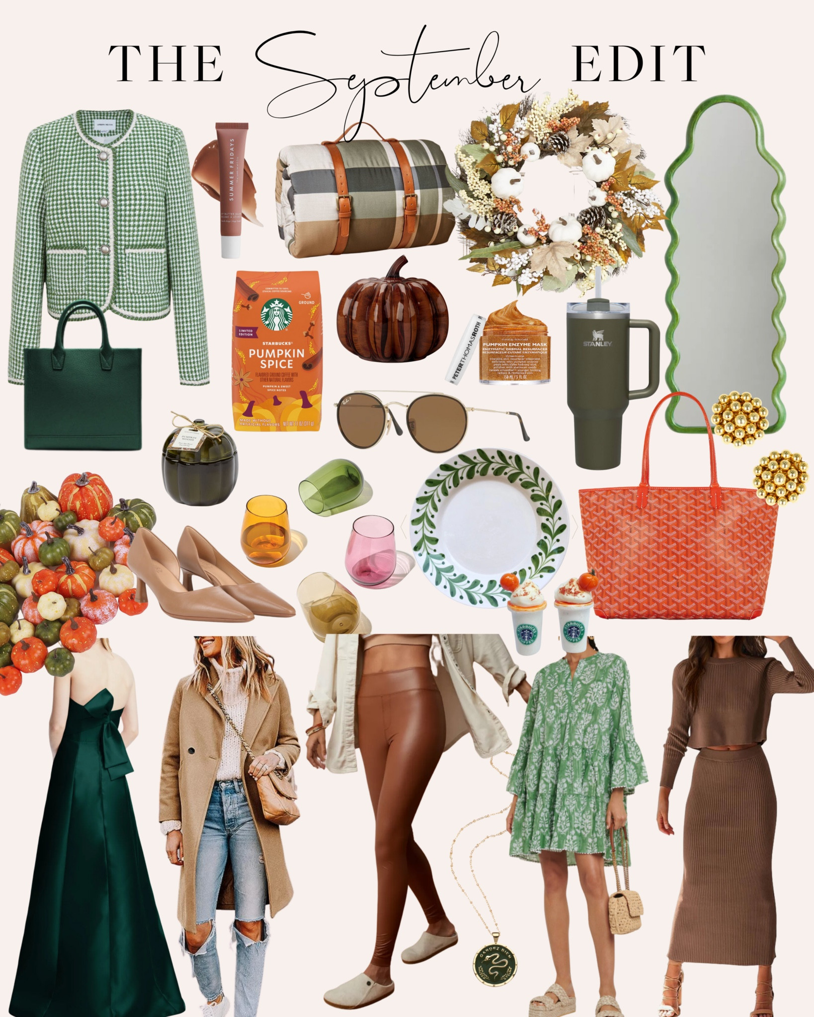 The September Edit pt. 1 🍂 #fallstyle #falltrends #fauxleather #ladyjacket #pumpkinspice #pumpkincandle #weddingguestdress

#LTKhome #LTKSeasonal #LTKitbag