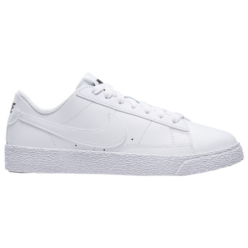 Nike Boys Nike Blazer Low '77 - Boys' Grade School Shoes White/White Size 04.5 | Footaction