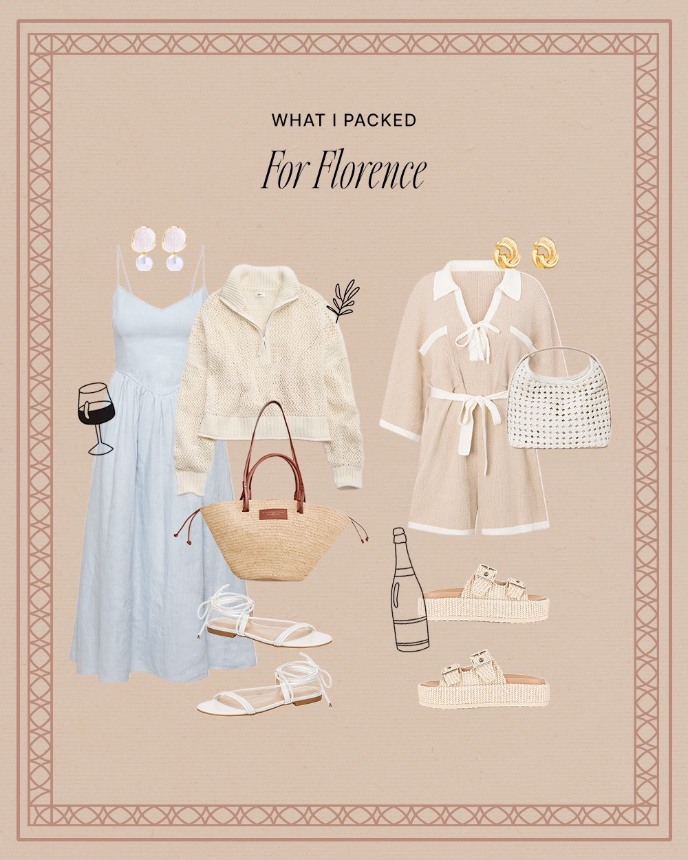 What I packed for Florence 🫶🏼 Italy outfit inspo 

#LTKTravel #LTKStyleTip