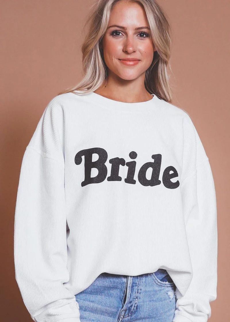 Bride Corded Sweatshirt | Alice & Wonder