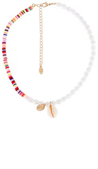 Poi Lariat Necklace in Gold | Revolve Clothing (Global)