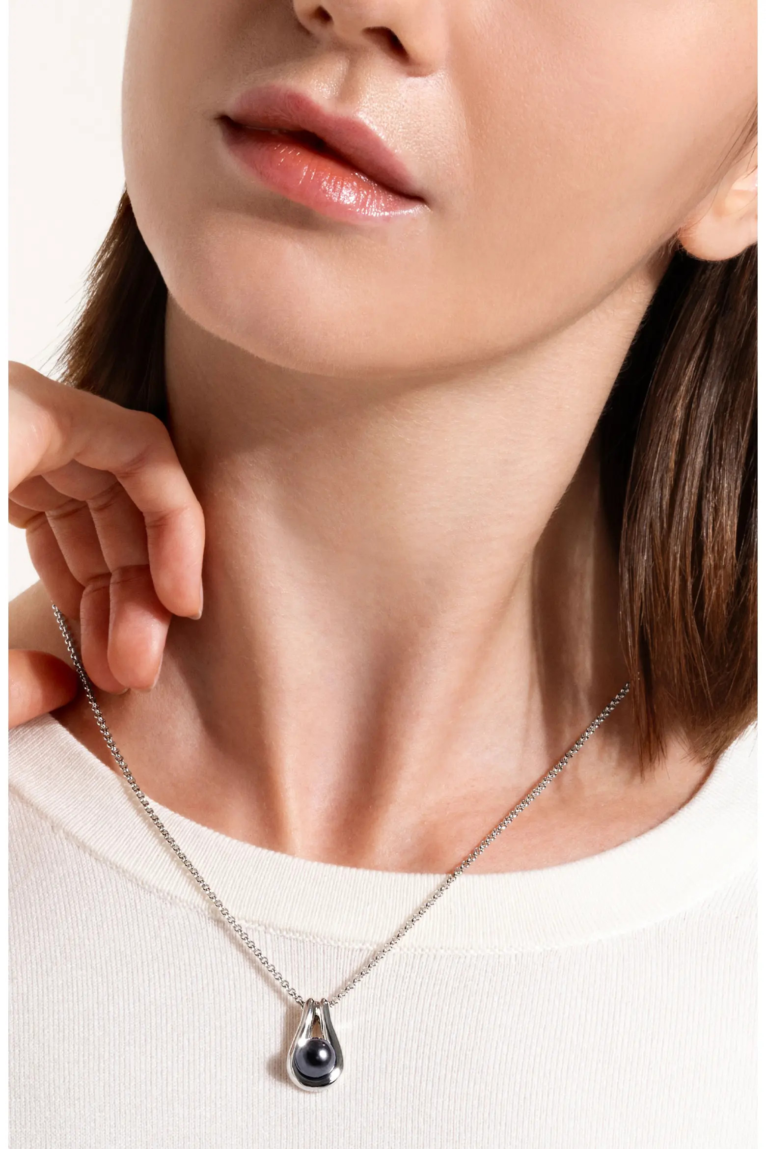 Surf Pendant Necklace, Grey Pearl (Women) | Nordstrom | Nordstrom