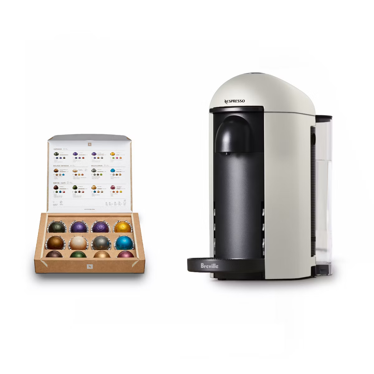 Nespresso VertuoPlus Single-Serve Coffee Maker and Espresso Machine by Breville, White - Hearth &... | Target