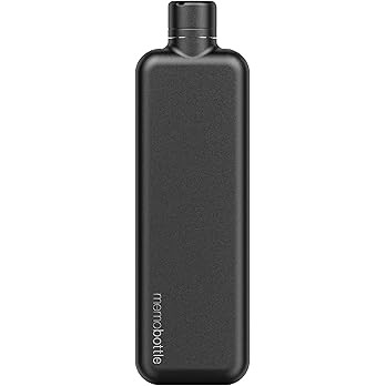 memobottle SLIM Stainless Steel BLACK | Amazon (US)