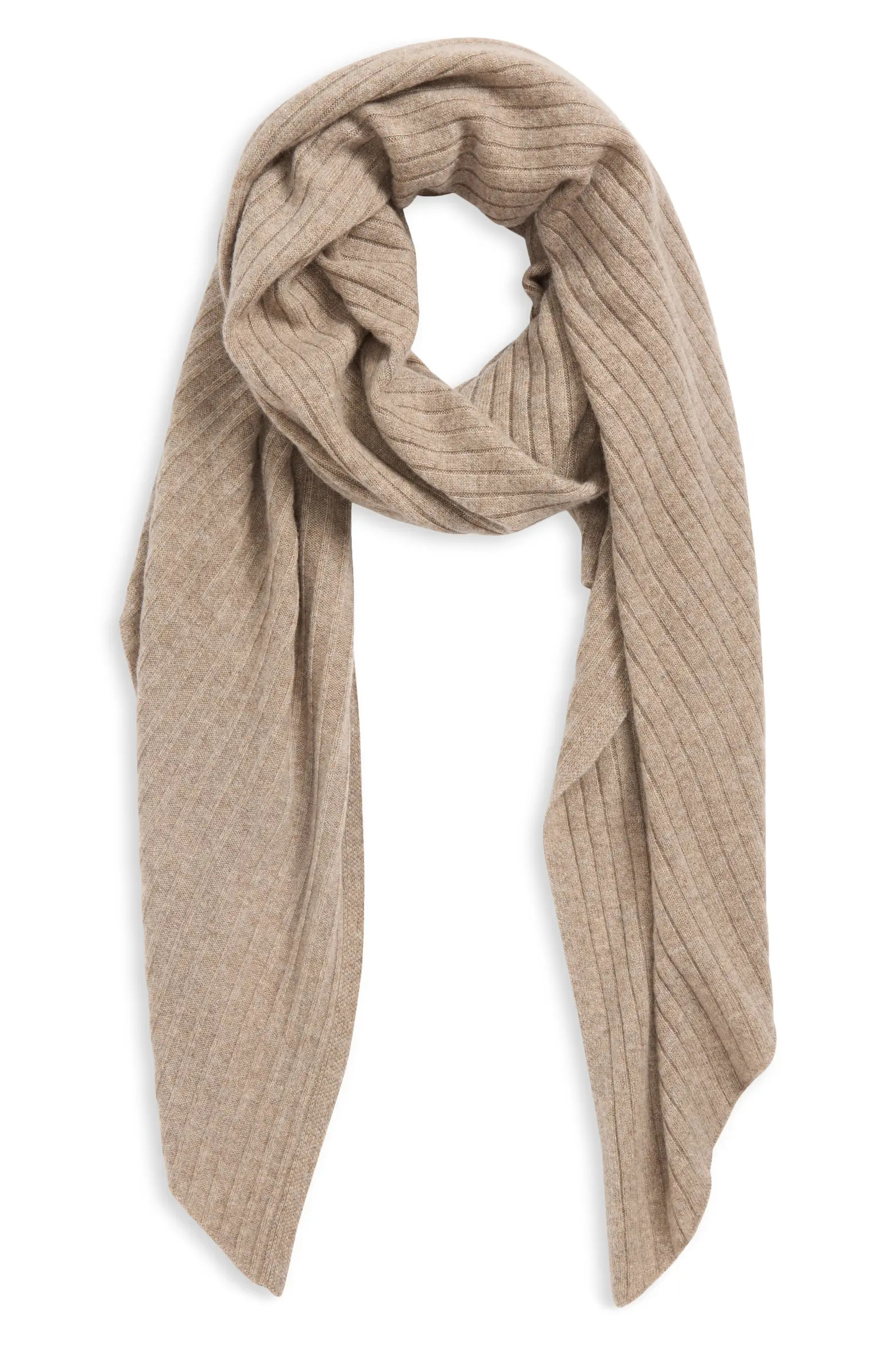 Rib Cashmere Travel Wrap (Women) | Nordstrom | Nordstrom