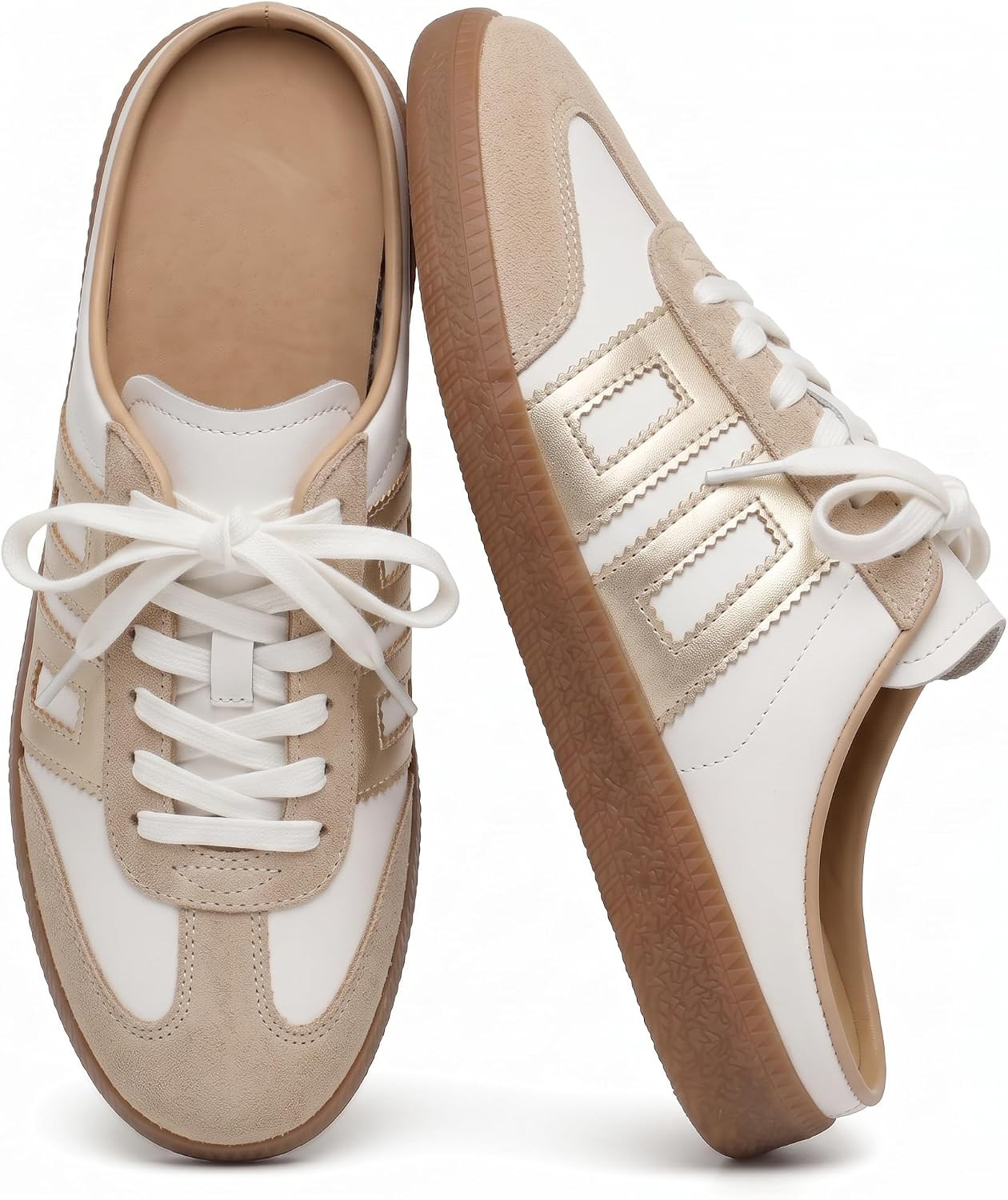 Women's Slip On Sneakers Mule Backless Fashion Sneakers Casual Slides Sneakers Comfortable Casual Walking Shoes | Amazon (US)